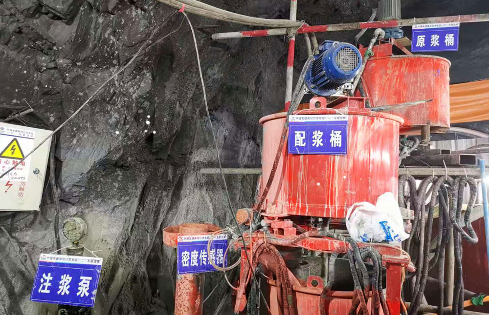 智能灌漿系統工作狀態(tài)